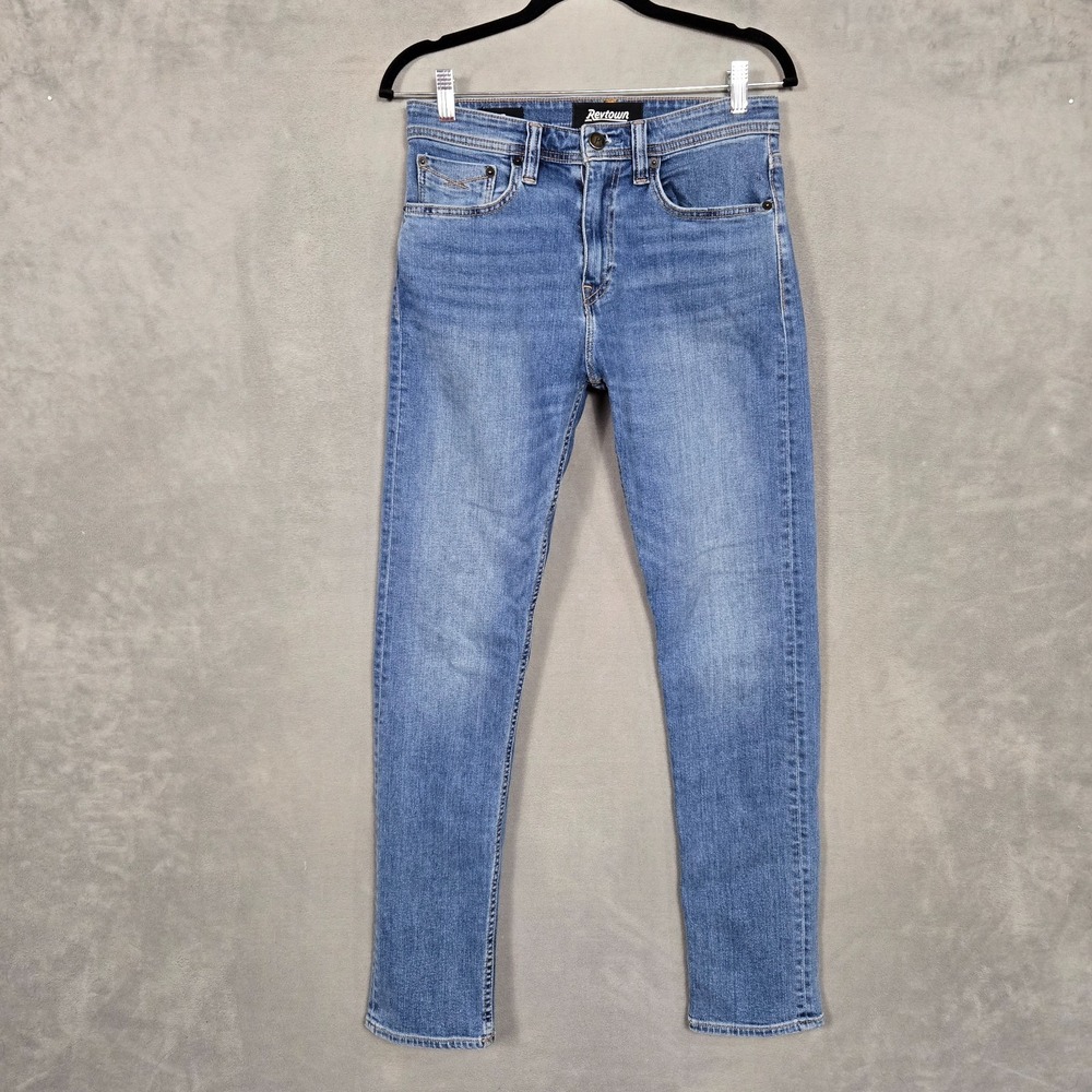Revtown Jeans Men's 30x30 Decade Denim Tapered stretch blue